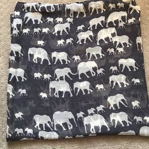 Elephant pattern infinity scarf